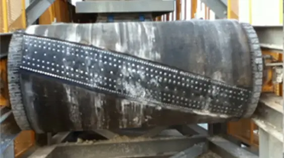 Super-Screw mechanical splice for conveyor belts, providing a durable and efficient solution for belt repairs.
