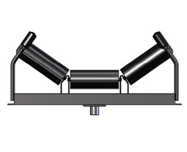 Douglas self-aligning troughing idler