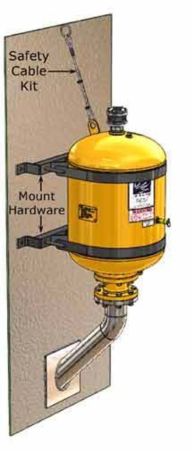 Air cannon mount hardware kit